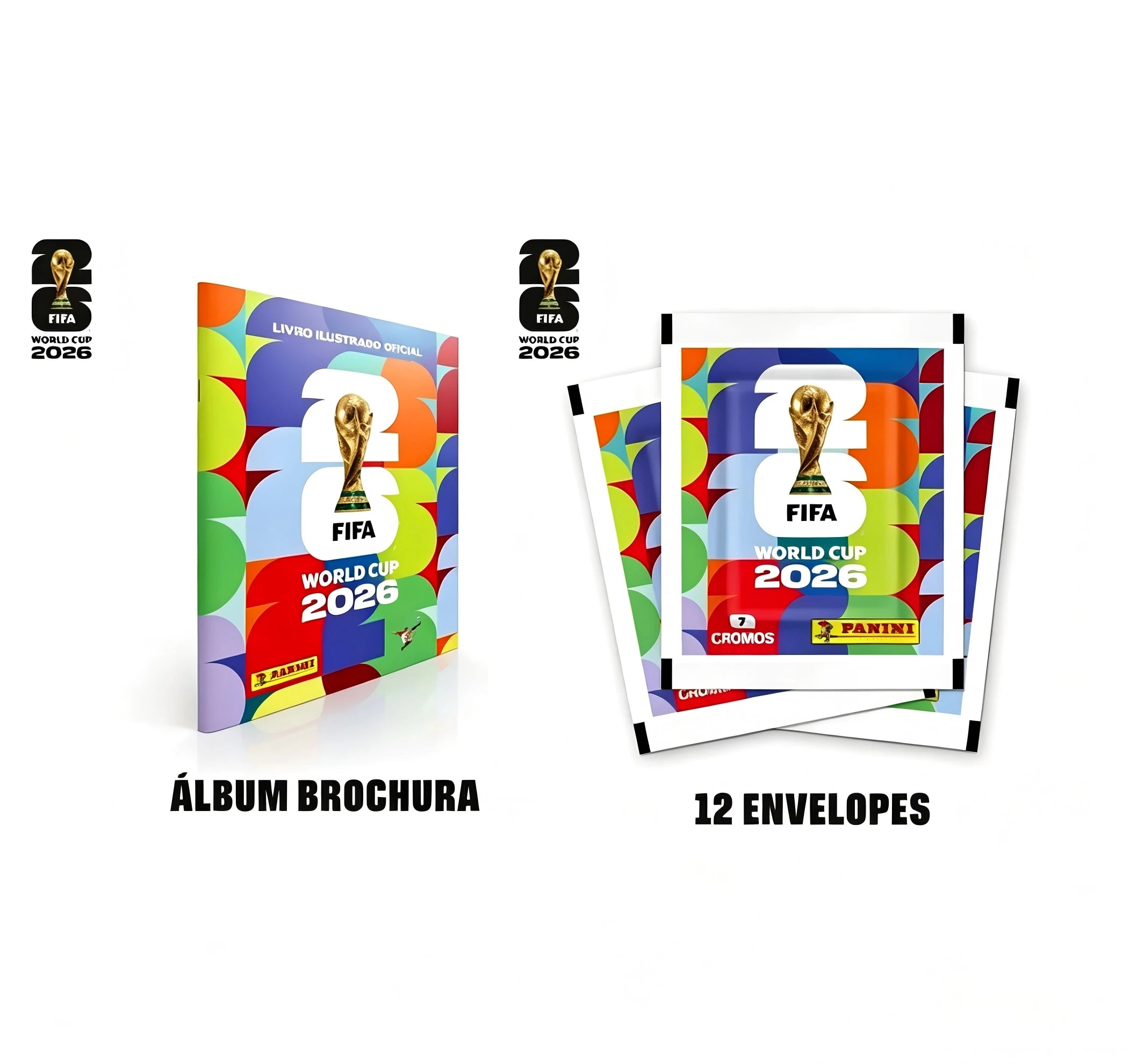 Álbum protector de cartas + Paquetes de 12/24 pegatinas