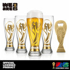 Gold Stamped Classic Beer Glass