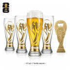 Gold Stamped Classic Beer Glass