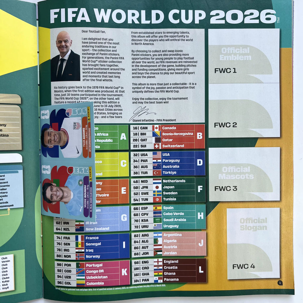 2026 Sticker Collection – Album & Sticker Packets