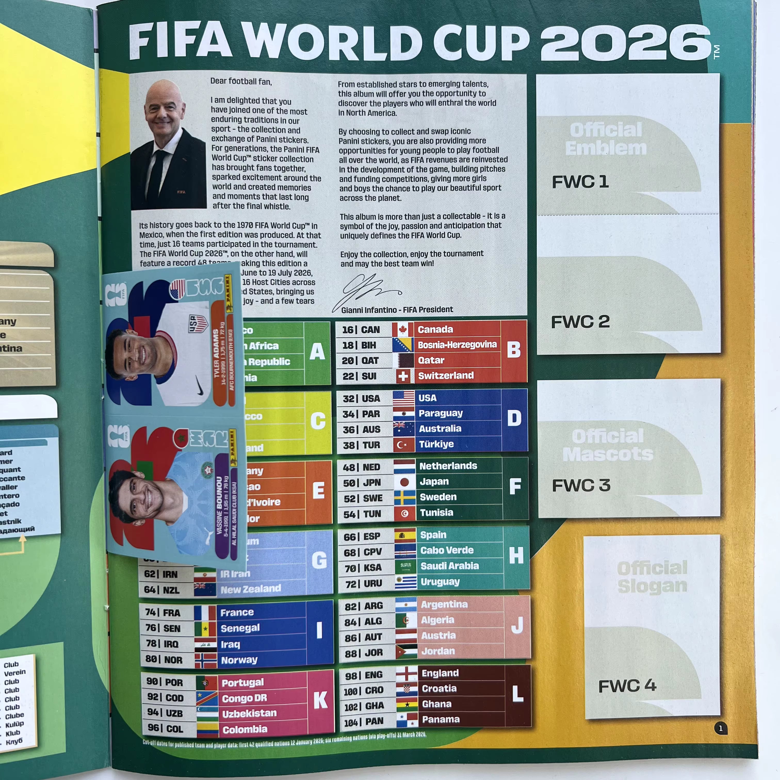 2026 Sticker Collection – Album & Sticker Packets